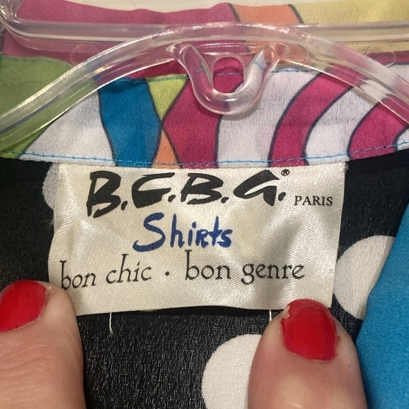 BCBG retro oversized sheet shirt size S - Picture 2 of 9